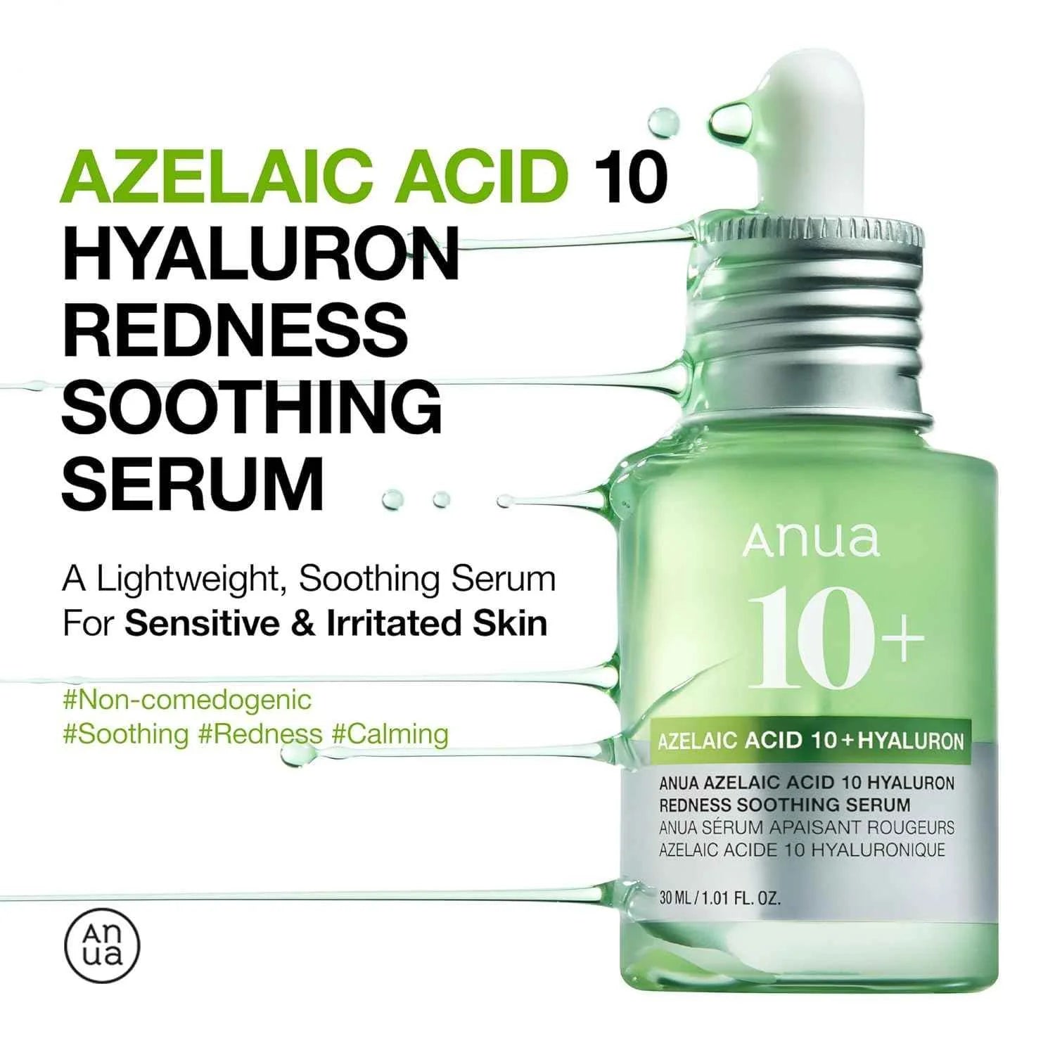 Anua Azelaic Acid 10% Serum - Redness & Dark Spot Care